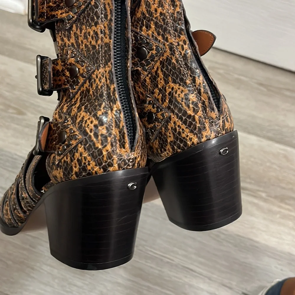 Coach Brown Ankle Boots - Picture 10 of 11